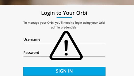 Can’t Do Orbi Router Login