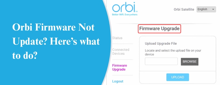 Orbi Firmware Not Update-Here’s what to Do