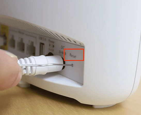 orbi factory reset via manual method