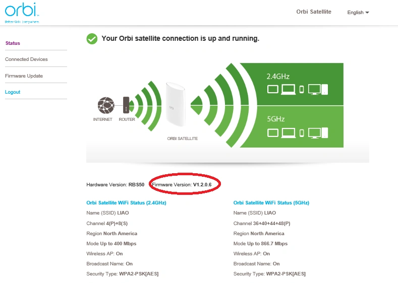 orbi firmware update