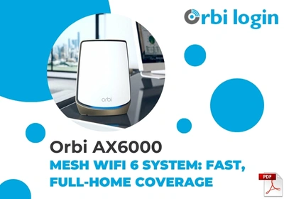 orbi ax6000 mesh wifi