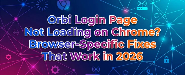 orbi login page not loading