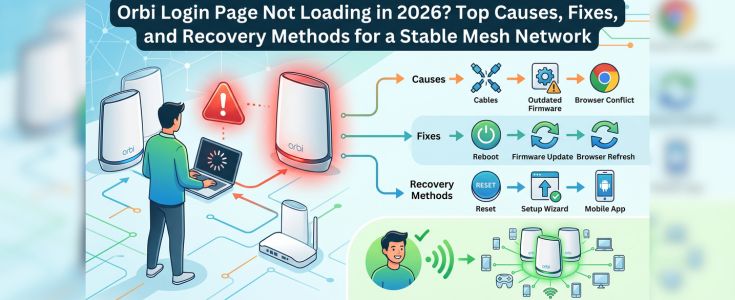 Orbi Login Page Not Loading